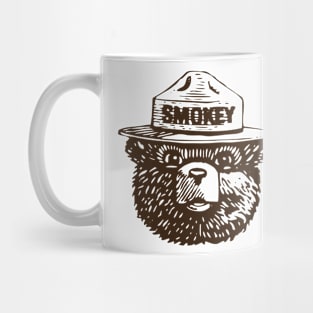 Smokey the Bear kayak science Mug